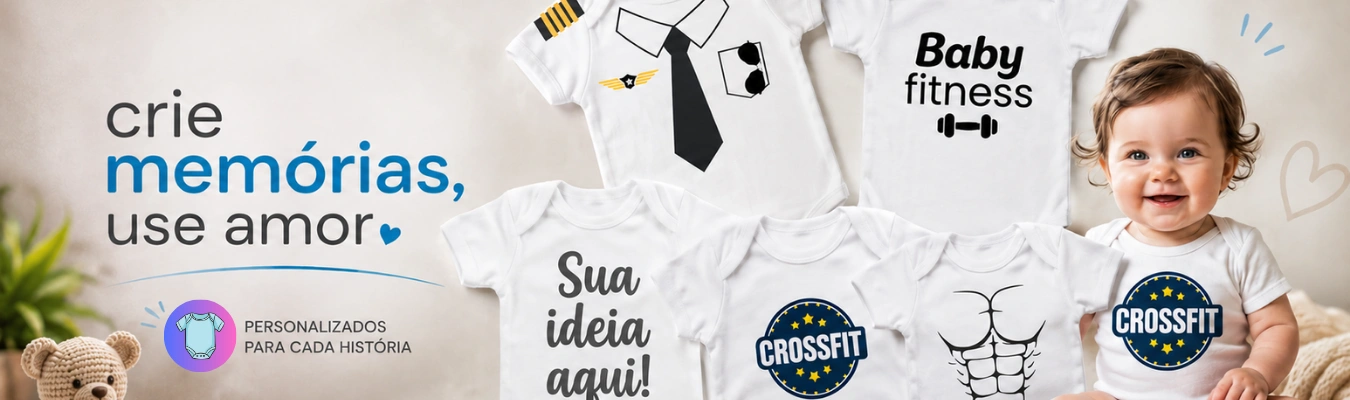 Bodys infantis personalizado