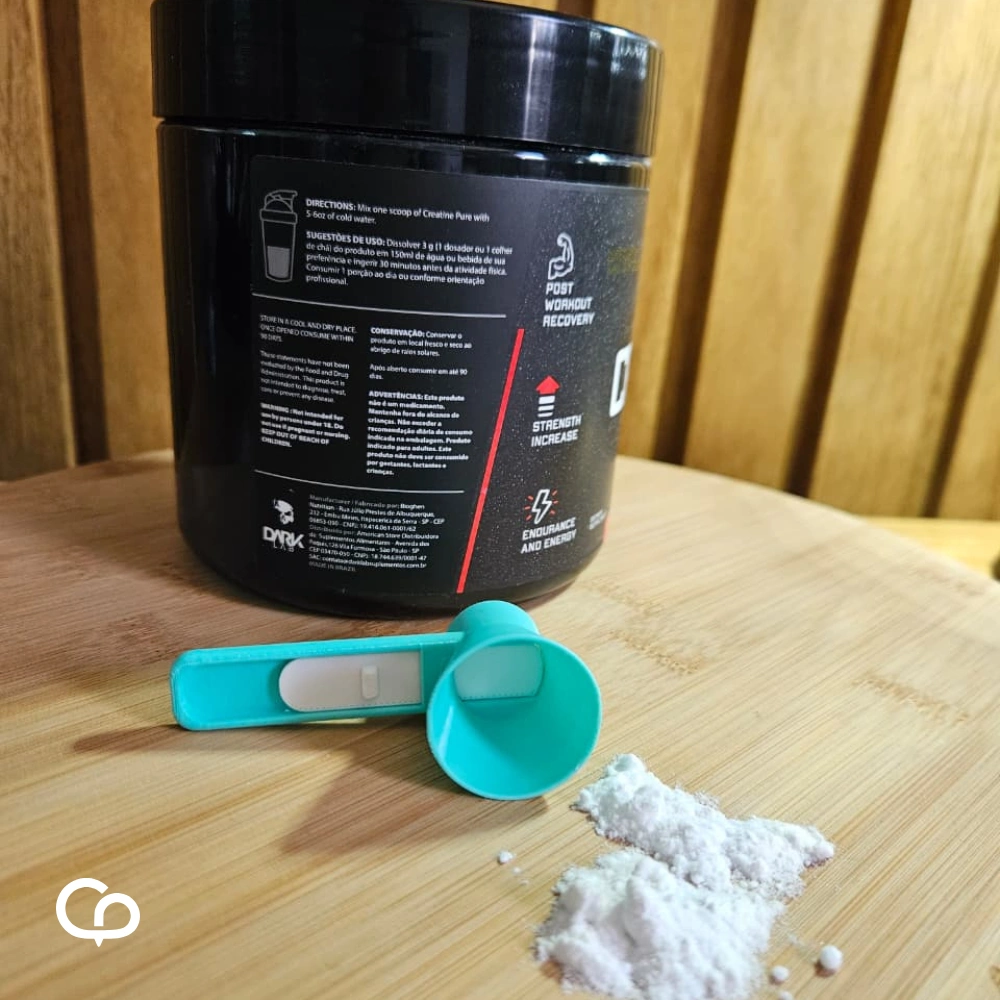 Dosador de Creatina 5g com Funil