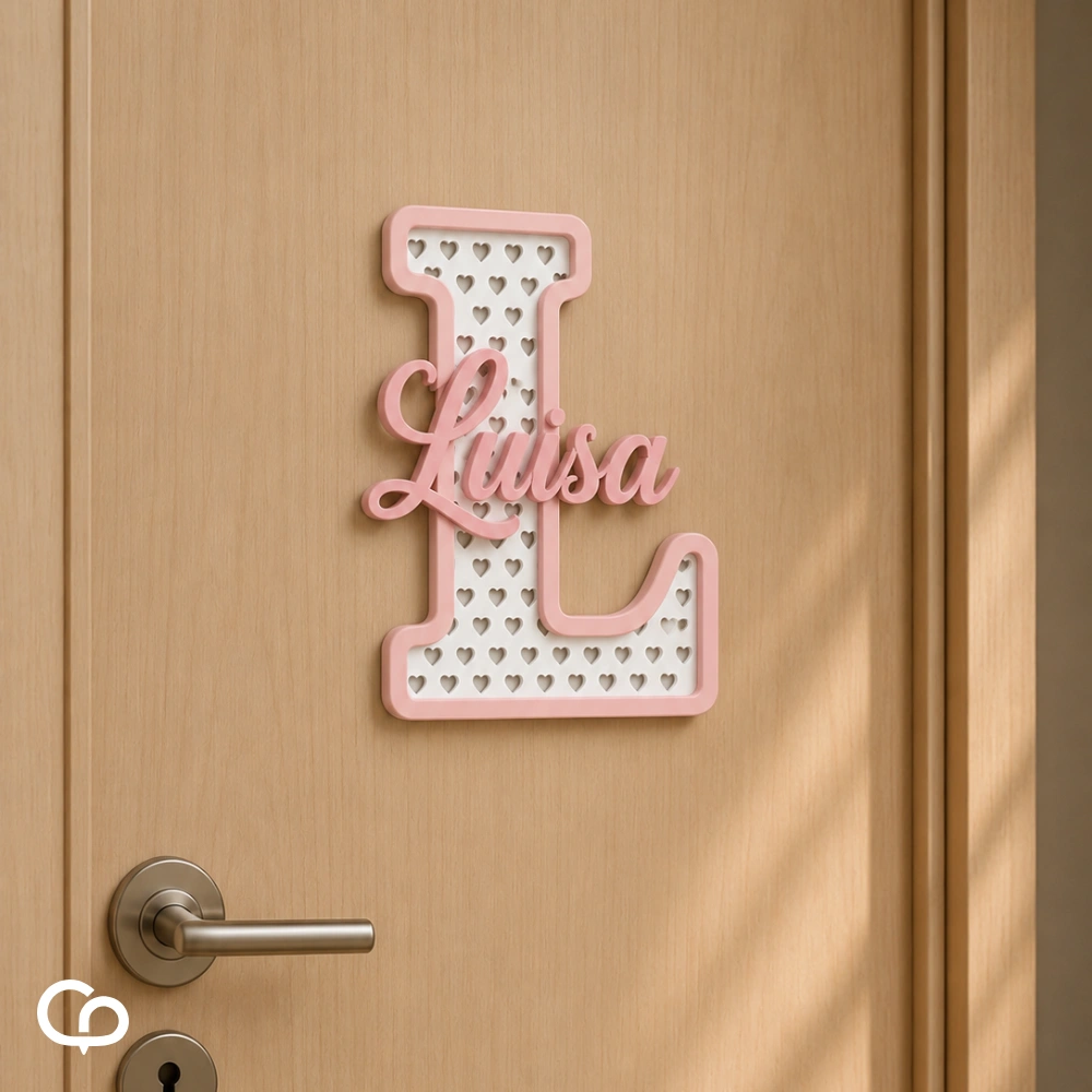 Enfeite de Porta Personalizado Infantil com Nome