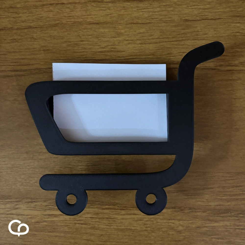 Porta Bloco de Notas Magnético para Geladeira Lista de Compras com Papel